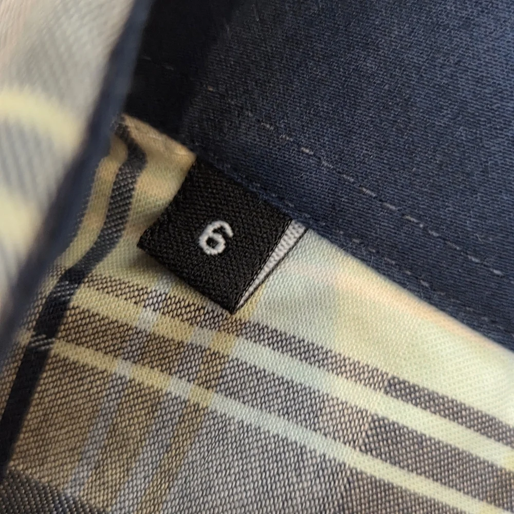Maceoo Long Sleeve Button Down Shirt Mens L Yellow Italian Plaid Geometric Print - Picture 6 of 14